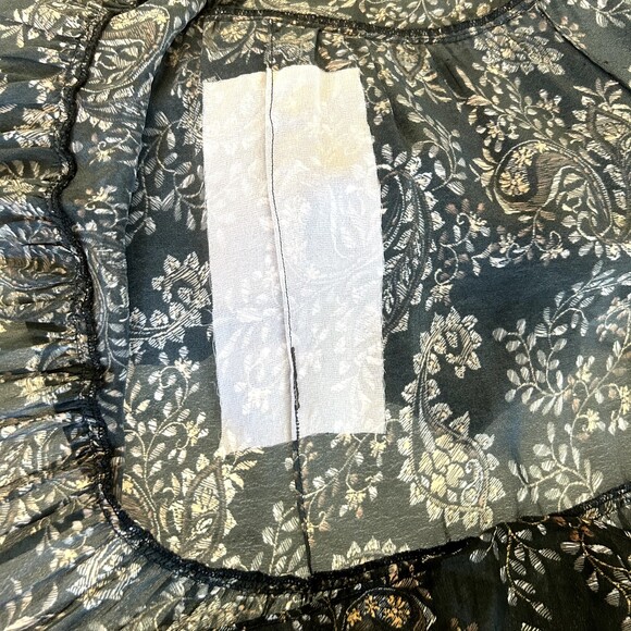 NICHOLAS Elsie Paisley Long Sleeve Ruffle Floral Mini Dress Size 2 ($475) - Picture 13 of 15